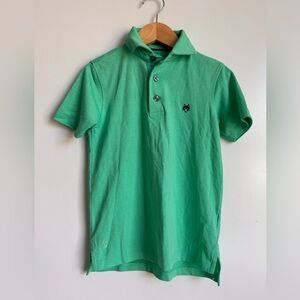 Greyson Boy Spirit Icon‎ Short Sleeve Polo Green Medium 8-10 cotton wolf soft